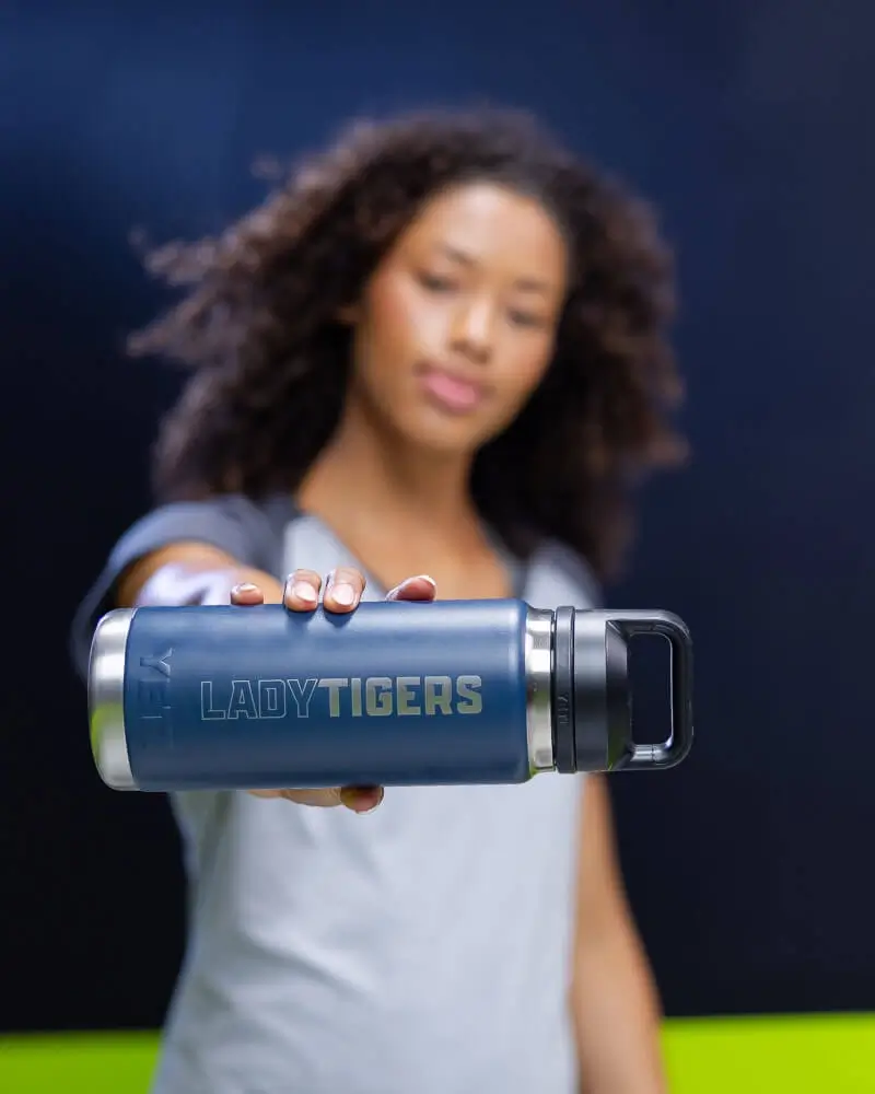 Get custom team merch & fan gear, like custom YETI tumblers, mugs, cups, coolers & water bottles.